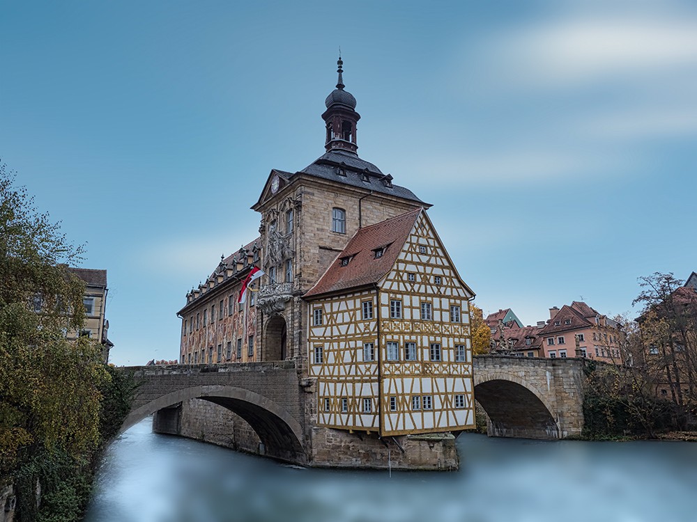 Schrägbelichter in Bamberg altes Rathaus
