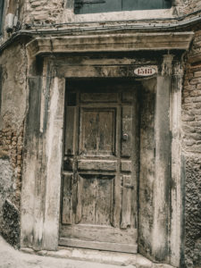 Venedig alte Tür