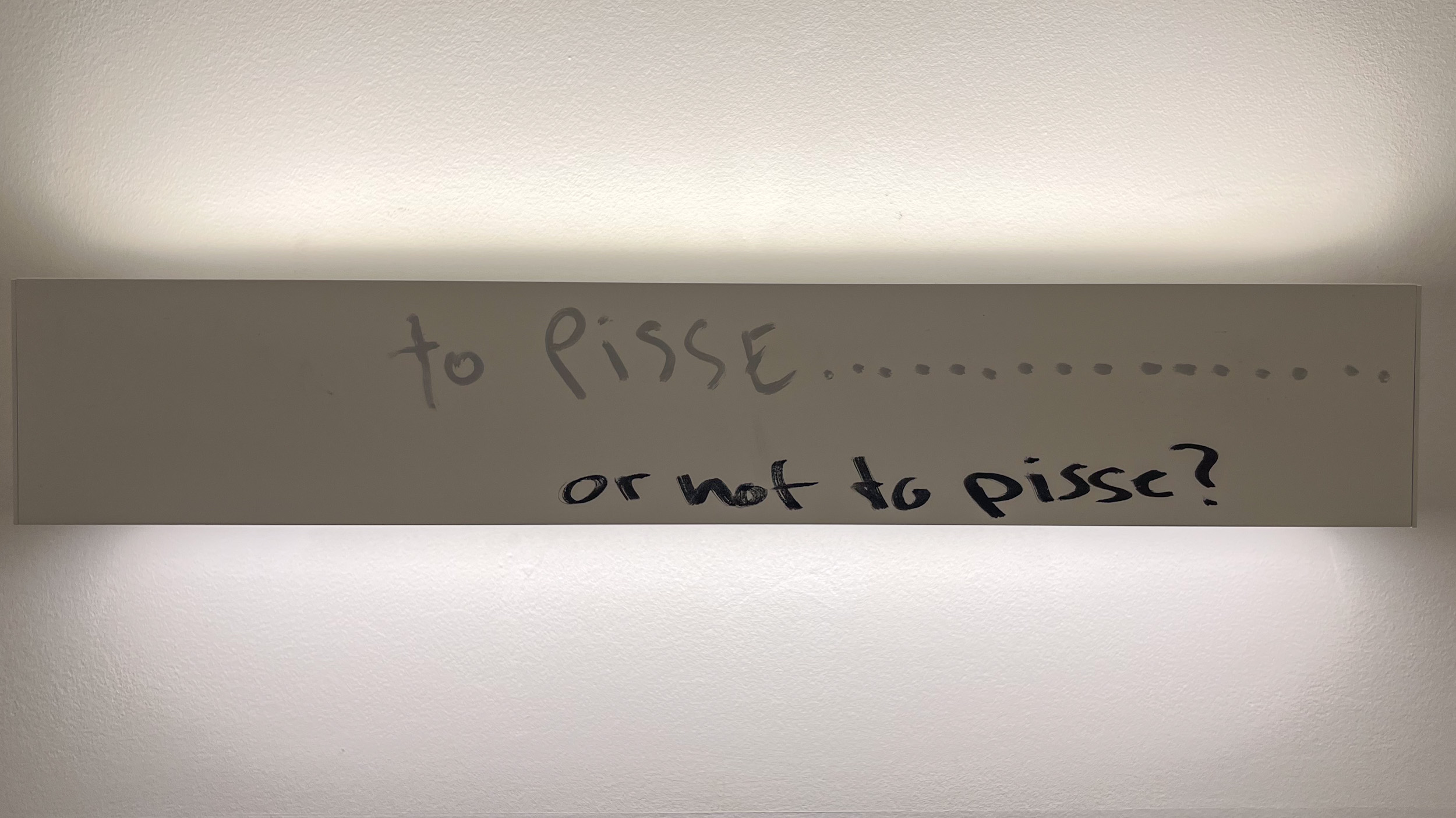 to pee or not to pee